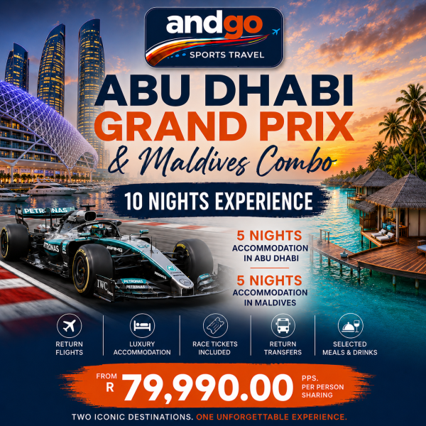 Abu Dhabi Grand Prix & Maldives Combo
