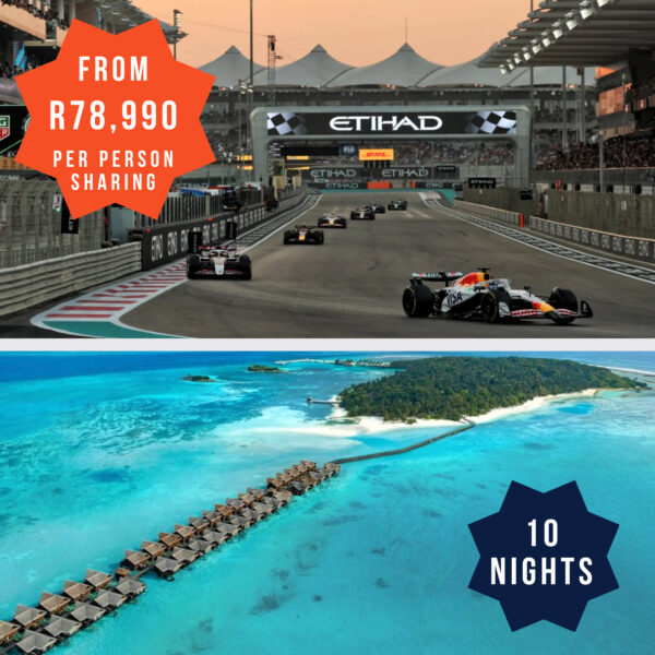Abu Dhabi Grand Prix & Maldives Combo