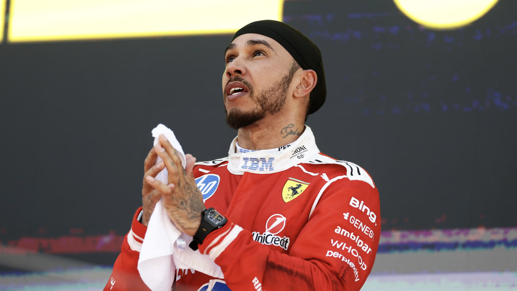 Hamilton’s remarkable Ferrari transformation – from ‘absolutely useless’ to Grand Prix winner again